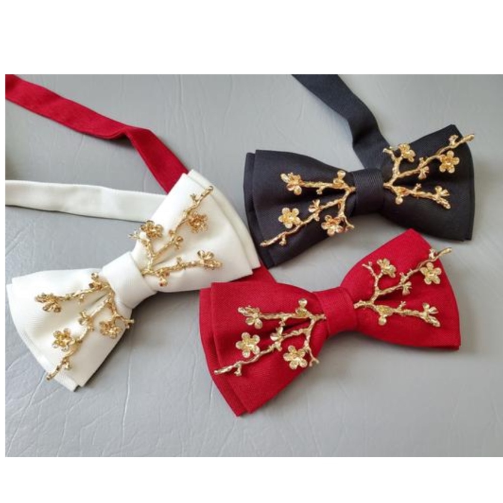 NEW Groom Best Man Metal Unique Evening Bow tie